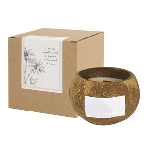 LANJO Custom Coconut Shell Soy Wax Handmade Fruity Scented Modern Art <b>Candle</b> for Aesthetic Home Decor Creative Living Room - Product Image 4