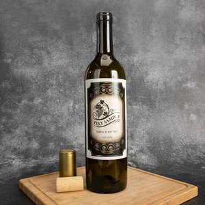 Bouteille de vin rouge <span class=keywords><strong>Bordeaux</strong></span> en verre de 0,75 litre à col long et goulot en liège, vente en gros Chine, avec étiquette personnalisée - Product Image 5