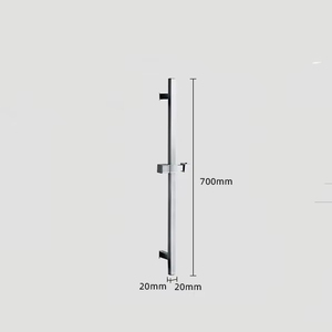 Barre <span class=keywords><strong>de</strong></span> <span class=keywords><strong>douche</strong></span> coulissante réglable en acier inoxydable chromé Hongdec, moderne, avec installation facile - Product Image 3