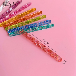 Kẹo Quà Tặng Hàng Thủ Công Mỹ Nghệ Đảng 4.5 Inch Acrylic Popsicle Sticks Gương Ice Cream Glitter Sticks Tái Sử Dụng Ice Pop Sticks PQA065 - Product Image 3