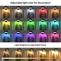 Lámpara de Pared LED con Batería, Montaje Magnético, Control Remoto, Función de Temporizador, Ambiente Festivo, Iluminación para Exhibición de Arte