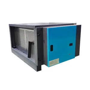 Commercial Kitchen Electrostatic Precipitator ESP Removal Of Fume Smoke Smell Ecology Unit With 2300CFM Air Flow Smoke Filter