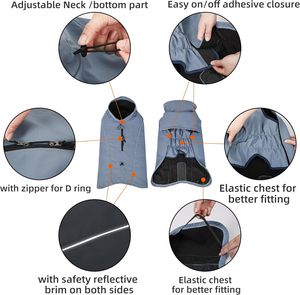 Manteau de luxe imperméable pour chien, motif uni, pull pour animaux de compagnie, taille XL, nouvelle collection, vente en gros, veste pour chien 2026 - Product Image 2