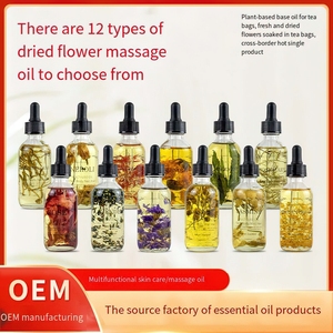 Venta caliente Aceite de masaje 100% Puro Natural Orgánico Venta al por mayor Etiqueta privada Pétalo Aceite multiuso Aceite esencial para la piel de la cara - Product Image 6