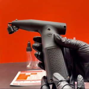 Instrument de pulvérisation ergonomique pour traitement capillaire, à main, avec sortie d'air réglable, équipement de salon de coiffure, aérographe sans fil - Product Image 4