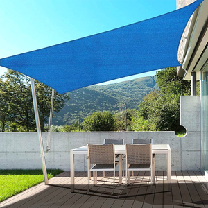 Tenda Parasole Blu 4x5m <span class=keywords><strong>per</strong></span> Esterni, Telo Ombreggiante in HDPE <span class=keywords><strong>per</strong></span> Balcone - Product Image 4