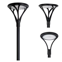 Lumière industrielle IP65 étanche à haute efficacité 2400lm avec contrôle PWM 15w Lumière solaire pour poteau de jardin