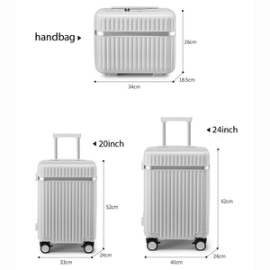 Maleta de Mano de Diseño Nuevo con Ruedas Giratorias Simples de 20 Pulgadas, Candado TSA, Resistente y Duradera - Product Image 2