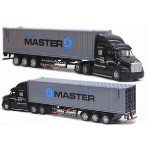 Khuyến mãi nóng: Mô hình xe tải <span class=keywords><strong>container</strong></span> vận chuyển đồ chơi đúc kim loại 1/50 tùy chỉnh, quà tặng khuyến mãi dành cho trẻ em - Product Image 4