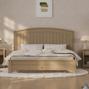 Moderne Massivholz Schlafzimmer möbel Fabrik Nordic Style Hotels Wohnungen Hot Sale Boori Kids Classic Royale Kingsize-Bett - Product Image 4