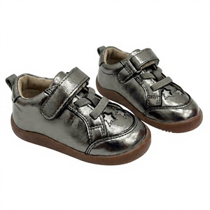 Chaussures décontractées unisexes pour bébé, en cuir verni, fermeture à lacets, soutien de la voûte plantaire, semelle en caoutchouc légère et antidérapante, 13-24 mois - Product Image 1