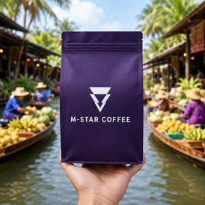 Bolsas de Empaque para Café Colombiano con Válvula Unidireccional y Cierre, Impresión Personalizada para Tostadores de Café - Product Image 6