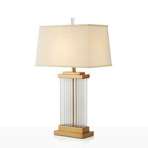 Modern Metal <b>Table</b> <b>Lamp</b> Drum Fabric <b>Shade</b> E26 LED Light Source Switch Control AC 110V Middle Size Eco-Friendly Wi-Fi 2-Year - Product Image 1