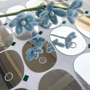 Allsign gương phản chiếu mỏng linh hoạt <span class=keywords><strong>Polycarbonate</strong></span> tường Sticker panel acrylic PETG Tấm Gương hoàn thành tấm nhựa gương - Product Image 1