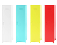 KD Structure meubles de maison en métal porte simple vêtements armoire support pied haut rangement placard salon casier en acier