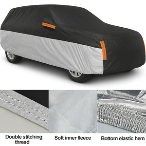 Fabrik Großhandel wasserdichte Auto abdeckung Polyester Anti UV Staub dicht Langlebige Universal Auto abdeckung - Product Image 2
