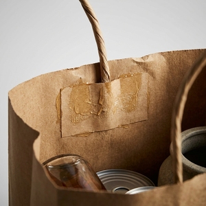 Sacchetti di <span class=keywords><strong>Carta</strong></span> Personalizzati Stampati per Boutique, <span class=keywords><strong>Shopping</strong></span>, Consegna Cibo e Asporto con Manici - Product Image 5