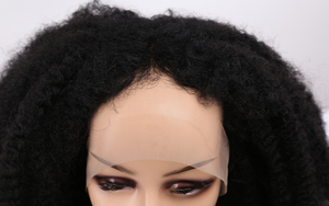 Ombre Glueless Short <strong>Afro</strong> Crochet Hair Lace Front <strong>Wigs</strong> With Bangs for Black Women African Synthetic Cosplay <strong>Wig</strong> Lace <strong>Wig</strong> - Product Image 3