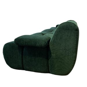 Milan Thiết Kế Tối Giản Lụa Len Bọc Cắt <span class=keywords><strong>Sofa</strong></span> Thiết Lập Cho Phòng Khách Lớn Với Chân Không Nén Miếng Bọt Biển Làm Đầy - Product Image 2