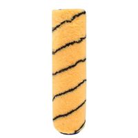 Rouleau à peinture de haute qualité de 9 pouces avec poignée ergonomique bleu-noir, rouleau en polyester à rayures jaunes pour la peinture murale