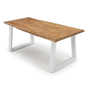 Este banco para exteriores ofrece resistencia natural a la intemperie, combinando elegancia y comodidad para sentarse en su jardín o patio. - Product Image 1