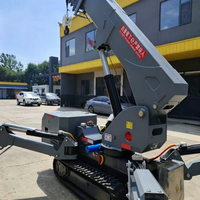 Guindaste Aranha Compacto RST L-619 para Construção em Espaços Estreitos Internos e Externos, Guindaste Hidráulico de Elevação de 3ton, 5ton e 8ton