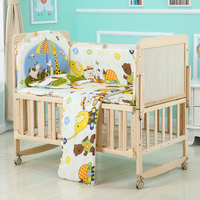 Lit d'éveil multifonctionnel pour bébé et enfant en bambou, lit à bascule pour tout-petit, parc de jeu et bureau pour bébé, nouveau design