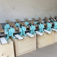 Machine entièrement automatique pour mini-raviolis ronds/carrés, 60 pièces/min, machine électrique à crêpes, à croûtes de tourtes à la viande et à nouilles