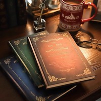 Dictionnaire relié en cuir imprimé en 4 couleurs, papier sans bois, écologique, personnalisé pour les cadeaux de bienvenue et les écoles