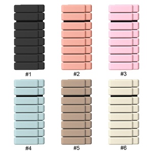 도매 조절 가능한 친환경 내구성 실리콘 손목 발목 무게 팔찌/뱅글 바디빌딩 & 요가용-2lb/4lb 유니섹스 - Product Image 5