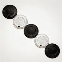 Article populaire : Couvercles en plastique PS pour gobelets, plusieurs tailles, livraison rapide, empilables, jetables, pour emballages de café glacé et de thé au lait