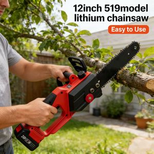 <span class=keywords><strong>เลื่อย</strong></span>โซ่ไฟฟ้าไร้สายขนาด 12 นิ้ว แบตเตอรี่ลิเธียม มอเตอร์ไร้แปรงถ่าน 24V ระดับอุตสาหกรรม สำหรับงานกลางแจ้ง ตัดไม้ - Product Image 3