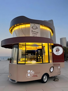 Remorque alimentaire mobile commerciale tout équipée pour café et crème glacée, avec systèmes intégrés d'eau et d'alimentation - Product Image 4