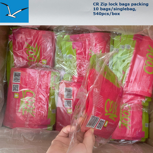 Chất lượng cao PE Nhựa đứng lên túi tự Zip khóa rõ ràng cửa sổ ống đồng in chống ẩm tùy chỉnh chống trẻ em - Product Image 6