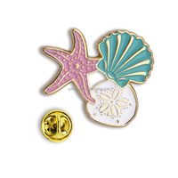 Pin de Solapa de Aleación de Zinc de Alta Calidad, Personalizado con el Sello de Florida, Esmalte Duro, Recuerdo de Viaje de Playa con Flamencos del Estado del Sol