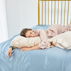 Taie d'oreiller soyeuse 22momme taie d'oreiller en soie de mûrier queen size king size grade 6A certification oeko tex soie de mûrier - Product Image 5