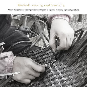 Chaise longue de plage en rotin rotin pour l'extérieur tout temps Jardin Patio Cour PE rotin Plastique Transat Chaise longue - Product Image 6