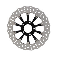 ZCLH Cakram Rem Depan Berkinerja Tinggi 118-inci Bahan 2CR13 1 untuk -Motor Seri Touring Davidson