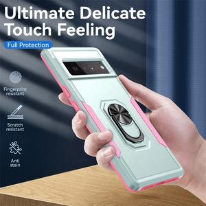 De <span class=keywords><strong>Google</strong></span> para <span class=keywords><strong>Google</strong></span> Pixel caso 6 caso de Metal anillo imán titular del teléfono <span class=keywords><strong>Google</strong></span> Pixel de <span class=keywords><strong>Google</strong></span> 6 Pro - Product Image 4