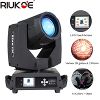 Projecteur LED mobile 230W 7R RGBW avec double prisme et contrôle DMX512, indice de protection IP20, pour scène, discothèque, DJ, livré avec flight case