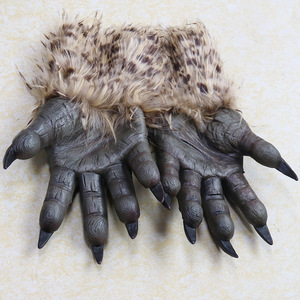 Guantes de Hombre Lobo, Garras de Látex Peludas, Talla Única, Accesorios de Disfraz de Cosplay - Product Image 4