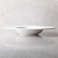 Vaisselle de qualité hôtelière, passe au lave-vaisselle, assiettes et plats modernes pour restaurant, assiette triangulaire blanche unique, assiettes à pâtes