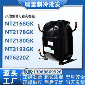 คอมเพรสเซอร์ทำความเย็น HYZL รุ่น NT2192GK ใช้สารทำความเย็น R404A สำหรับเครื่องปรับอากาศและห้องเย็น - Product Image 5