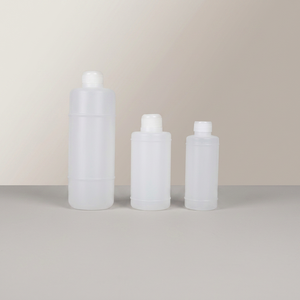 Premium Ring Rose <b>Bottle</b> with Cap and Plug HDPE Plastic Container for Hair Oil Cosmetic Personal Care and Liquid Packaging - Product Image 1
