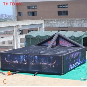 Fast air Shipping to Door, 8x8m Giant Inflatable <strong>Haunted</strong> House,<strong>circus</strong> Clown Theme Inflatable Laser Tag Maze Games for Halloween - Product Image 6