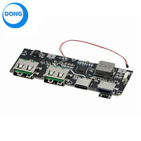 22.5W batterie externe 5 ports bidirectionnel charge rapide module d'alimentation mobile circuit imprimé bricolage carte mère manchon QC4 + PD3.0