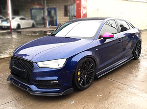 Minigonne laterali personalizzate in fibra di carbonio S3 più vendute per <span class=keywords><strong>Audi</strong></span> S3 <span class=keywords><strong>A3</strong></span> 8V Sline Berlina 4 porte 2013-2019 - Product Image 3