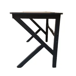 Hot Selling Computer Gaming Table Black MDF Top Metal Frame High Quality Computer Table For Gamer