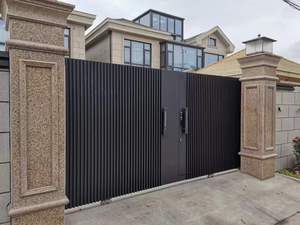 فيلا فاخرة حديثة مانور بوابة حديدية بتصاميم بوابة منزلقة بوابات ألومنيوم - Product Image 6