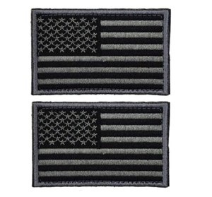 <span class=keywords><strong>Patch</strong></span> drapeau américain entièrement brodé avec boucle <span class=keywords><strong>et</strong></span> crochet - Product Image 1